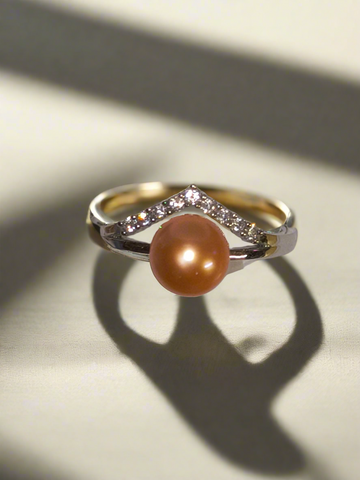 Pre mounted Princess Crown Ring SS