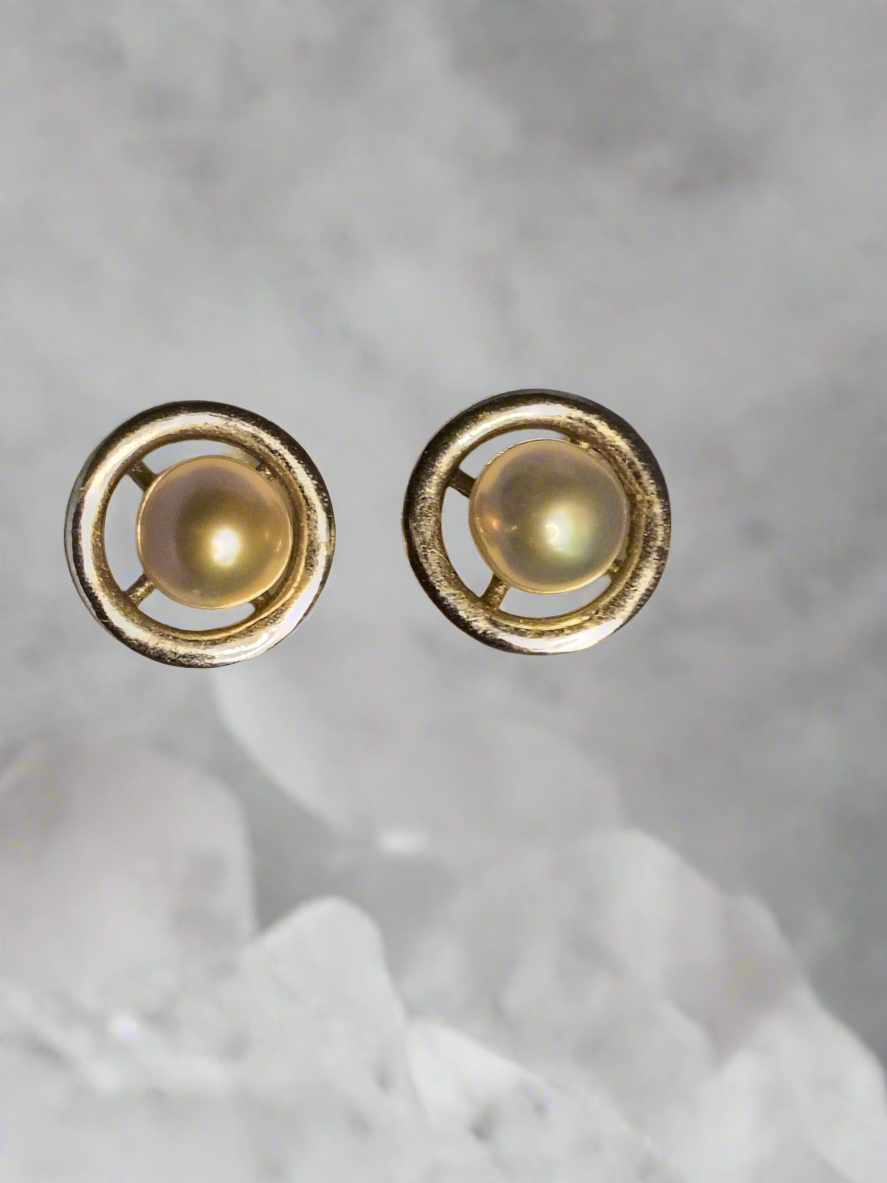 Pre mounted circle earrings SS