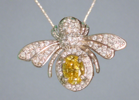 Pre mounted Moissanite with CZ 1 ctw GRA certified