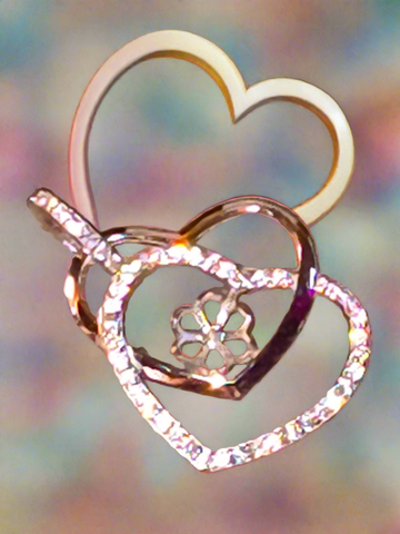 Hanging Hearts of Love Edison Mount