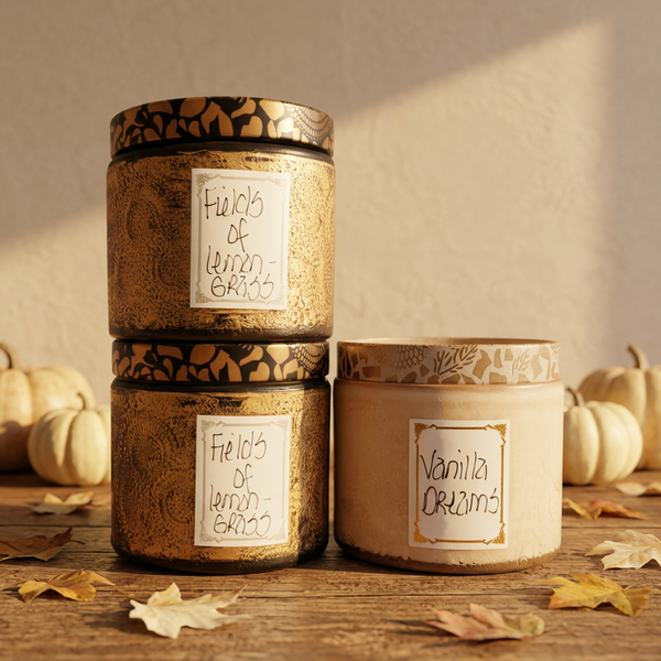HANDMADE BEESWAX CANDLES
