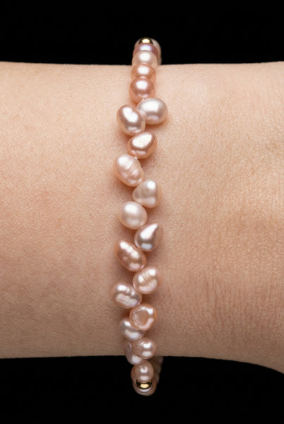 Limited Petite Leaf Pearl Bracelet
