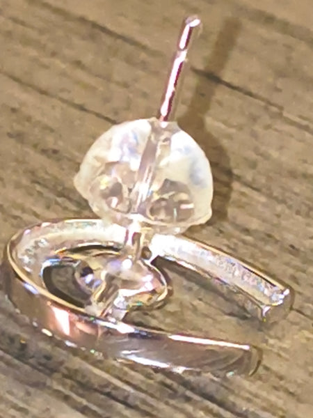 HORSESHOE PEARL SS EARRINGS MOUNT