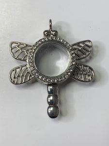 Dragonfly PEARL/GEM Locket with Stones