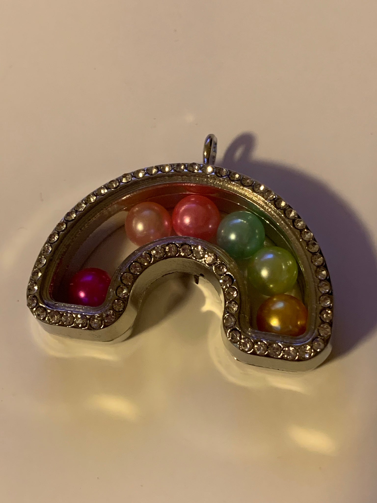 Rainbow PEARL/GEM Locket