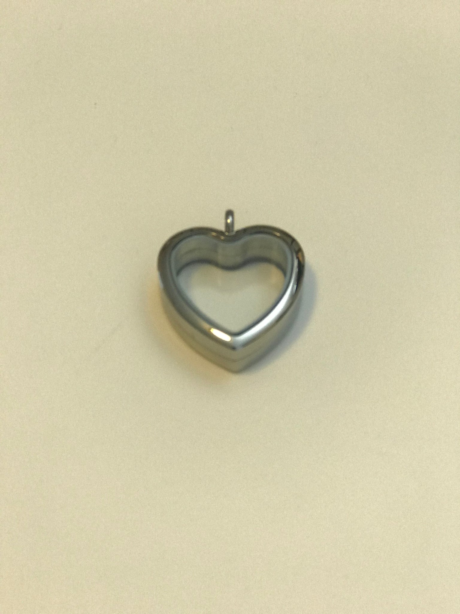 Heart PEARL/GEM LOCKET Stainless Steel