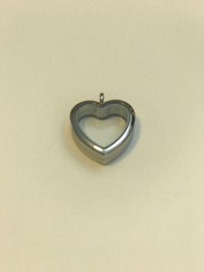 Heart PEARL/GEM LOCKET Stainless Steel