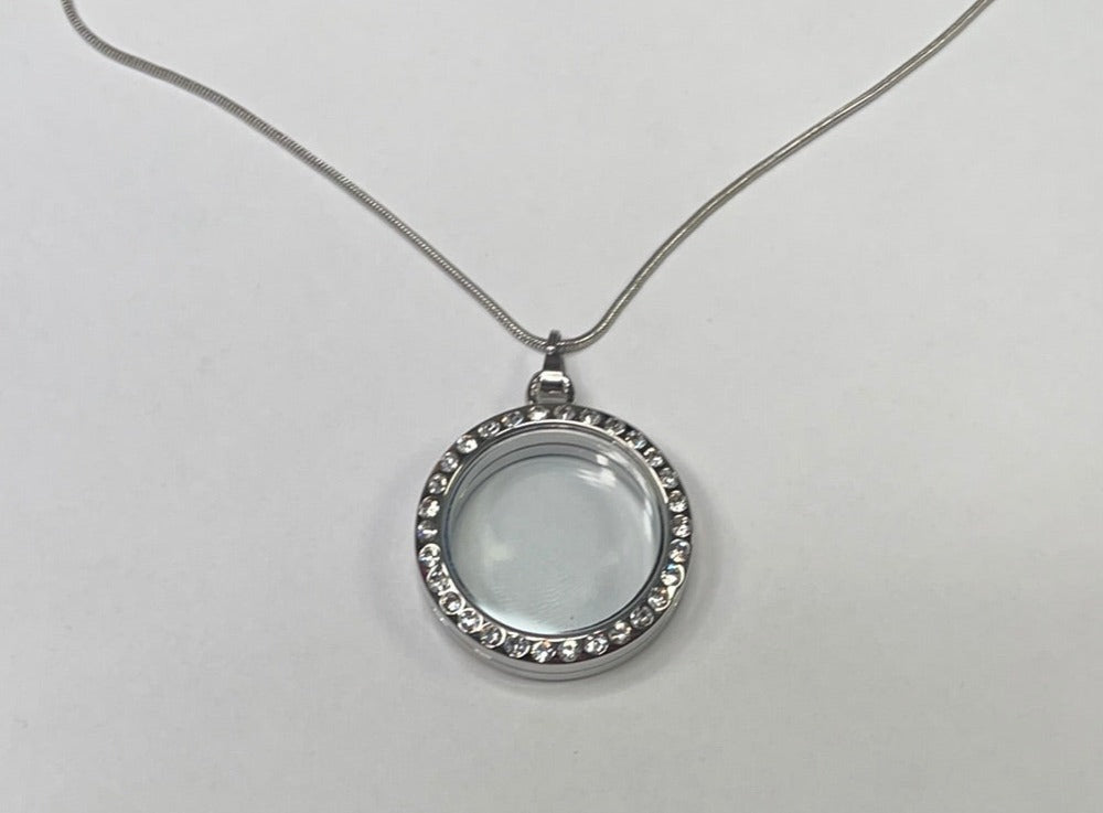 Circle Gem Locket With Stones – POP-A-PEARL